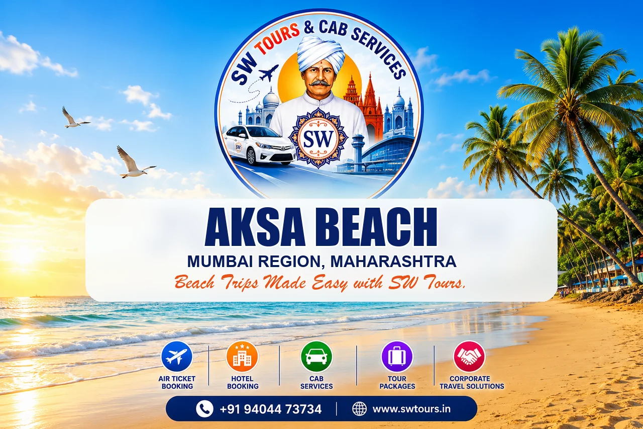 Aksa Beach Cab Booking SW Tours beach cab booking banner