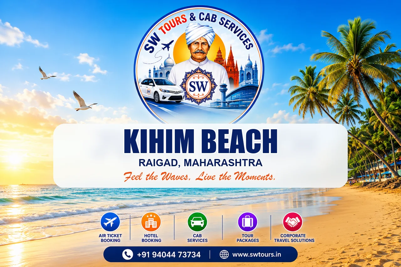 Kihim Beach Cab Booking SW Tours beach cab booking banner