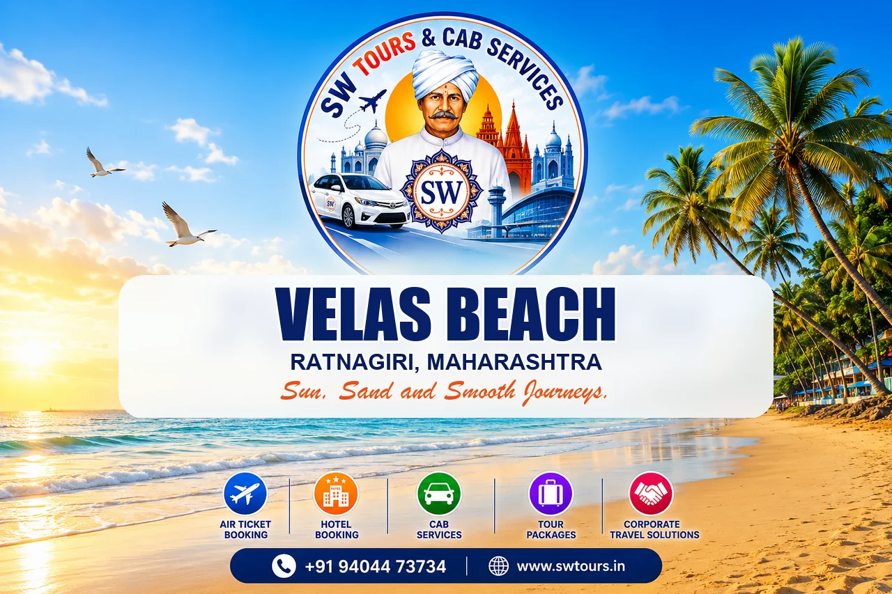 Velas Beach Cab Booking SW Tours beach cab booking banner
